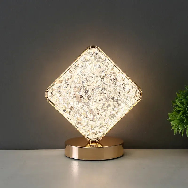 Creative Rechargeable Crystal Night Light