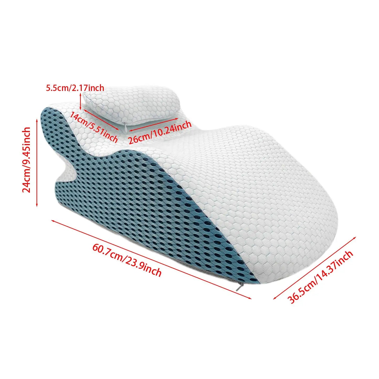 CozyRest Prone Support Pillow Set