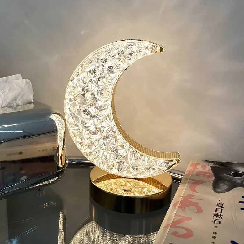 Creative Rechargeable Crystal Night Light