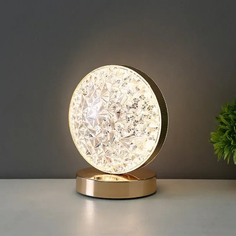 Creative Rechargeable Crystal Night Light