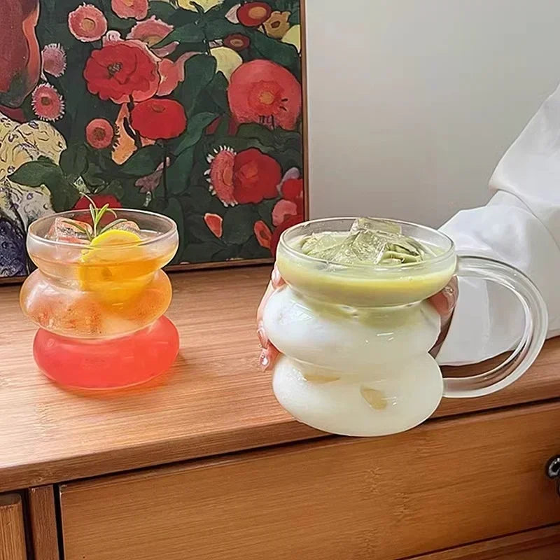 Ins Style Transparent Glass Cup