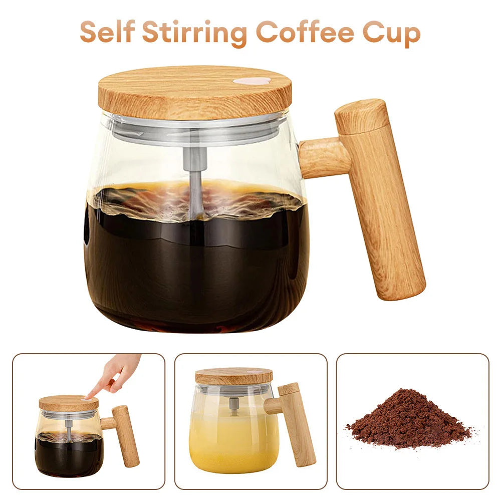 Portable Electric Self-Stirring Mug