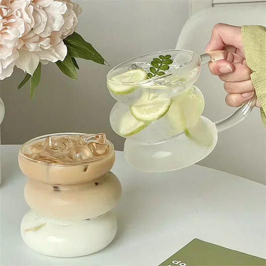 Ins Style Transparent Glass Cup