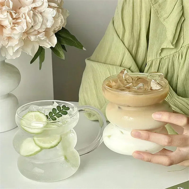 Ins Style Transparent Glass Cup