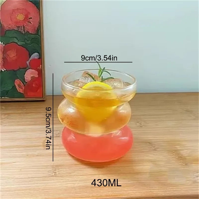 Ins Style Transparent Glass Cup