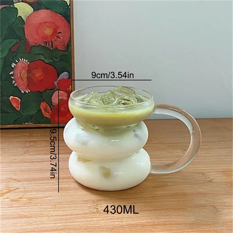 Ins Style Transparent Glass Cup